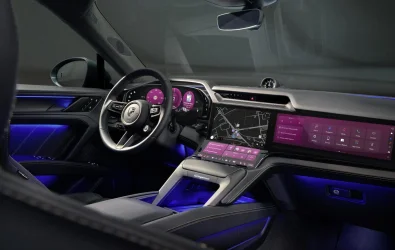 Elektrikli Cayenne iç mekanı